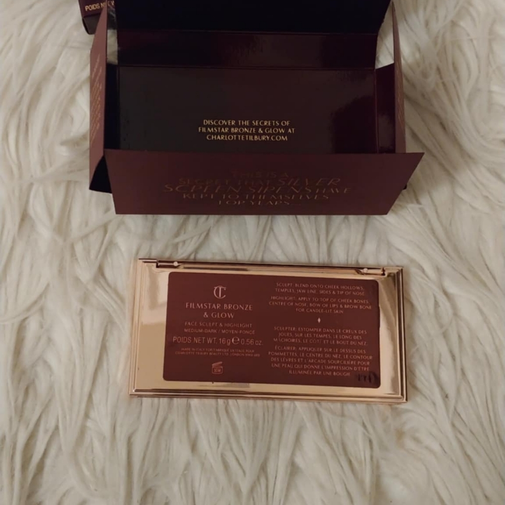 💖FIRM! NWT CHARLOTTE TILBURY FILMSTAR BRONZE & GLOW FACE SCULPT AND HIGHLIGHTER - Picture 11 of 14